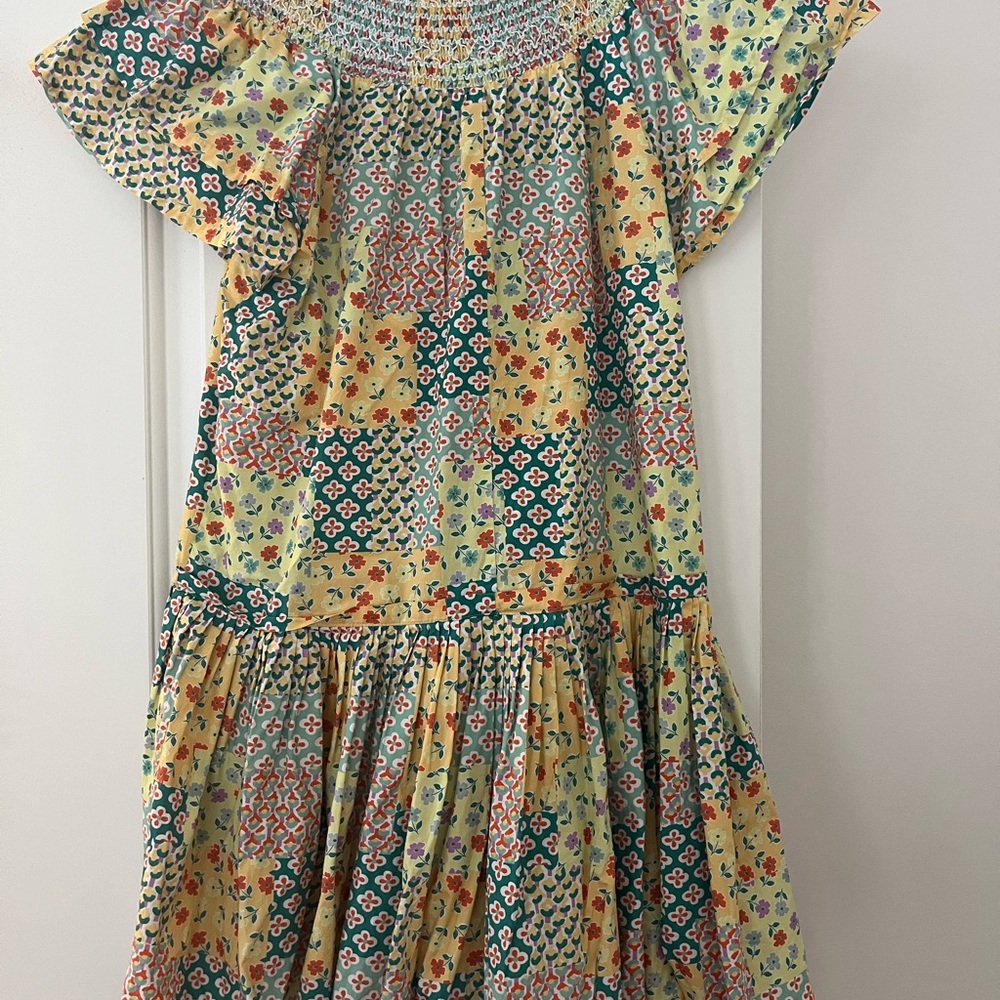 Current Air Multicolor Patchwork Mini Dress - image 2
